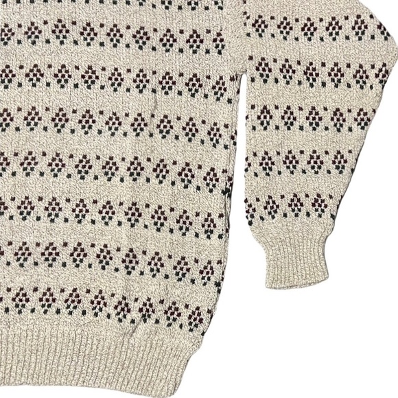 EUC VTG 80’s Liberty by Old Glory Beige with Multicolor Diamond Pattern. Size XL - Picture 7 of 7